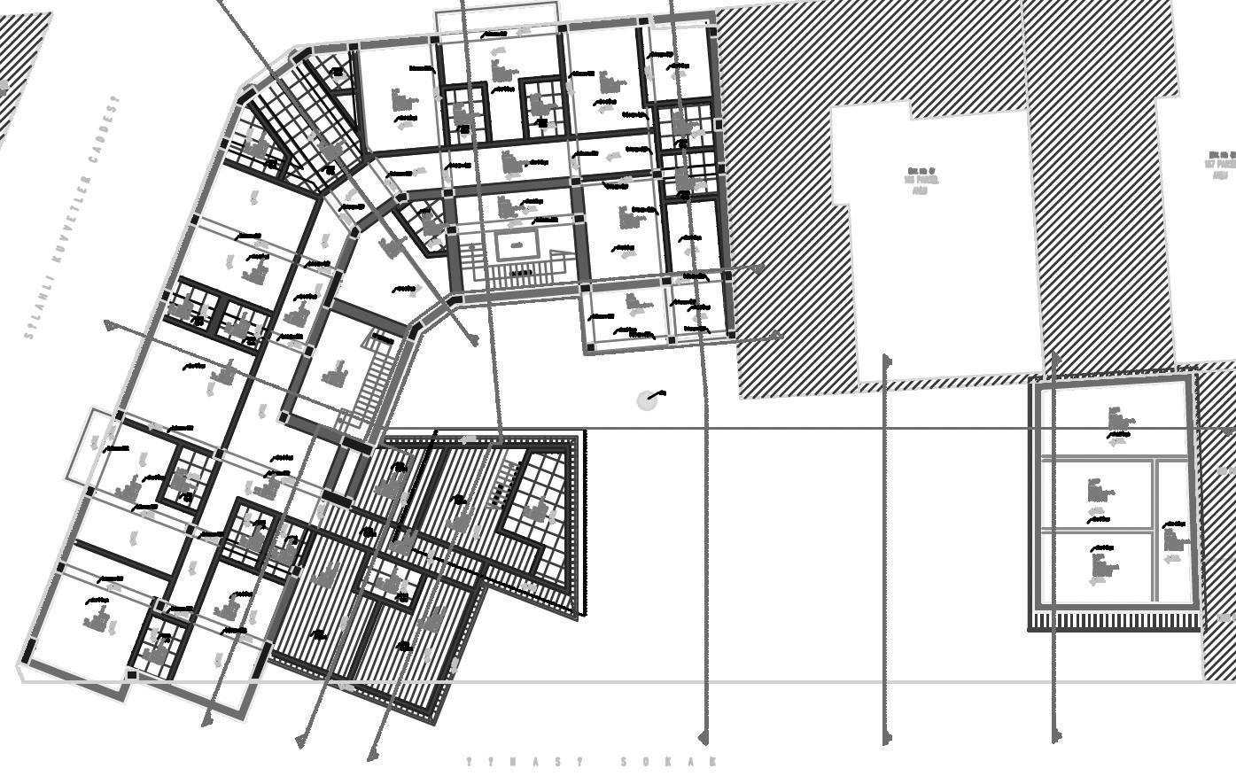 3. Mıntıka 165 parsel — Kazı Rölövesi + Restitüsyon + Rekonstrüksiyon Projesi — Tarihi kent merkezi · avlulu konaklama yapısı