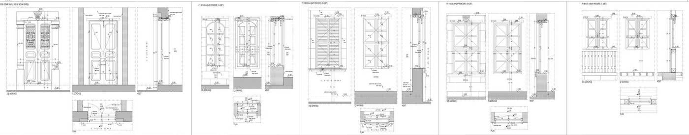 PENCERE DETAYLARI — 3. Mıntıka 88 parsel